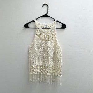 Woven Crop Top